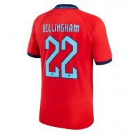 England Jude Bellingham #22 Fotballklær Bortedrakt VM 2022 Kortermet